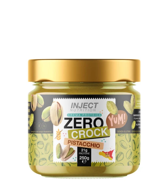 Zero Cream Proteica 250g – Crema Spalmabile Senza Zuccheri 22% Prot | 10 Gusti | INJECT Nutrition