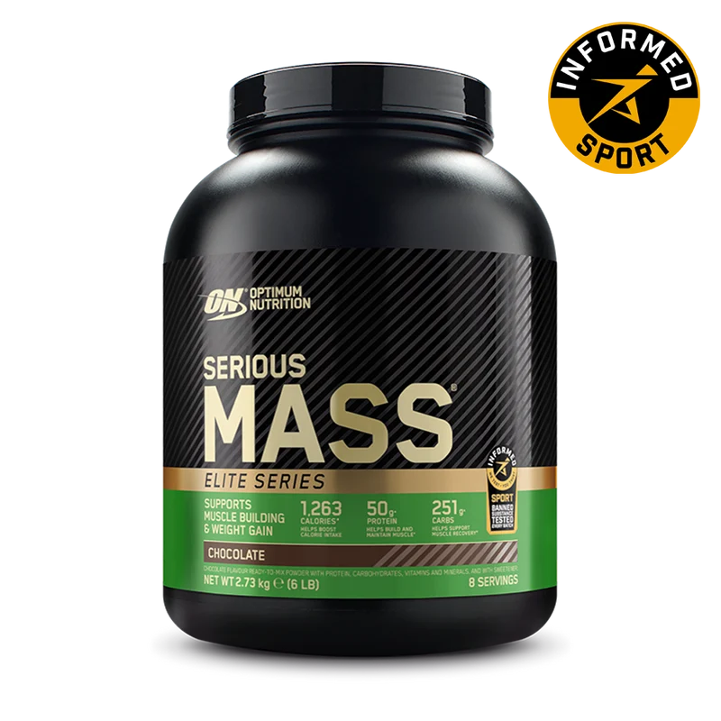 Serious Mass Weight Gainer Protein Powder - Elite Series - 2.73kg (8 Servings)