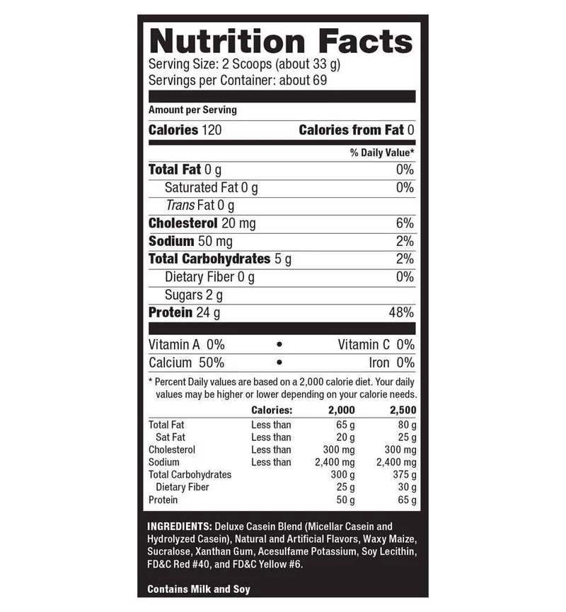 PROSTAR® 100% CASEIN PROTEIN