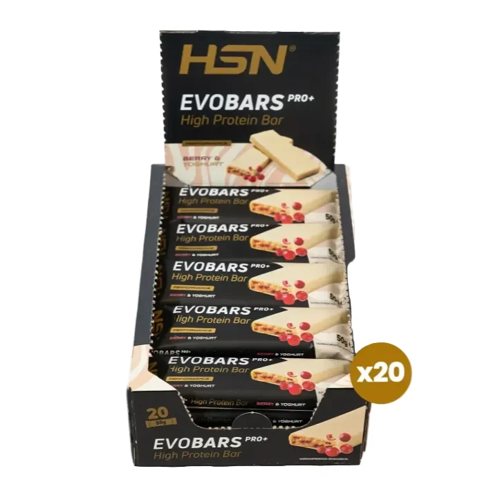 EVOBARS PRO+ PROTEIN BARS - HSN SPORT SERIES (box 20 barrette)