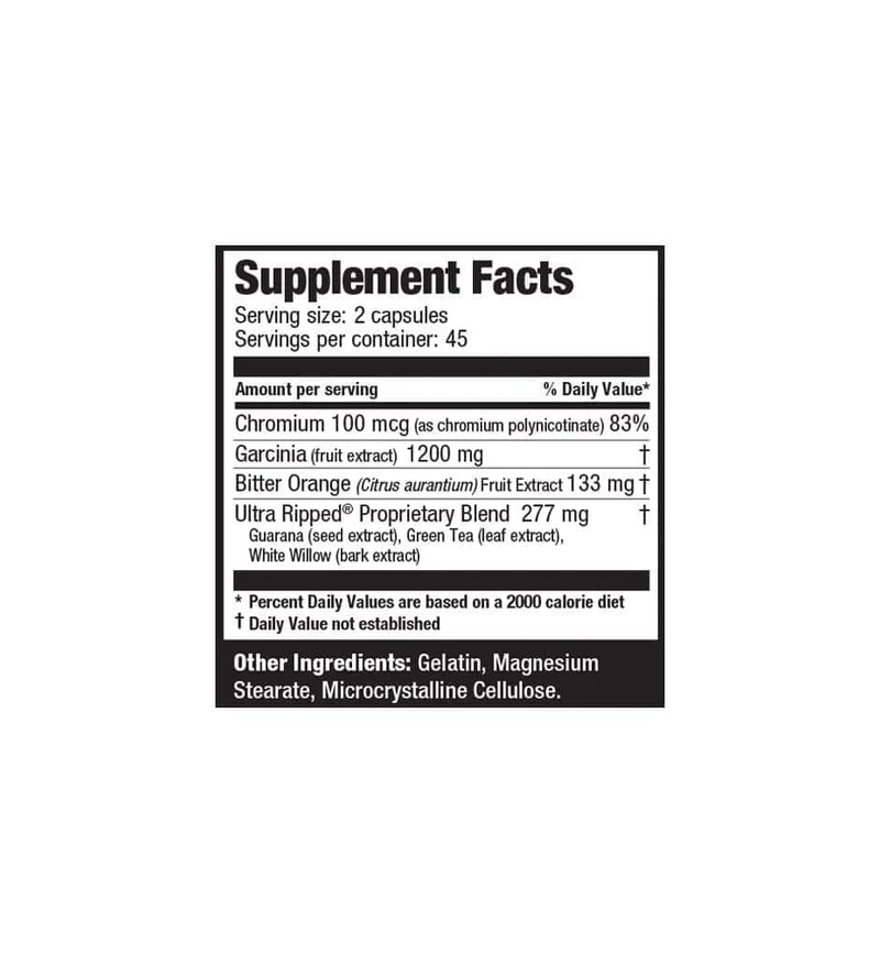 Ultra Ripped: A Thermogenic Fat Burner