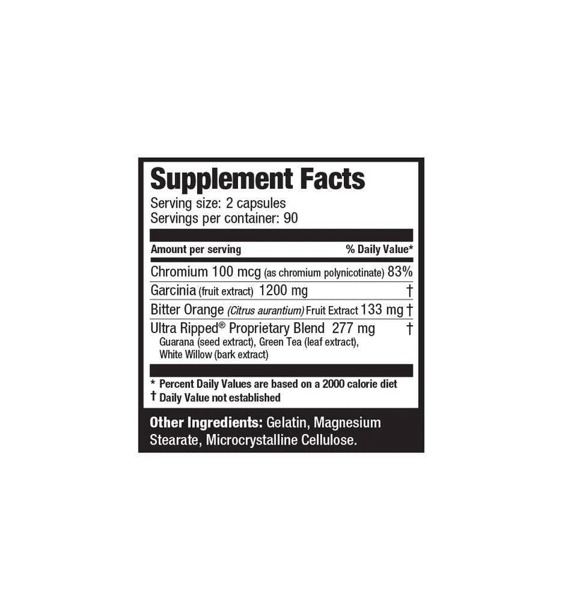 Ultra Ripped: A Thermogenic Fat Burner