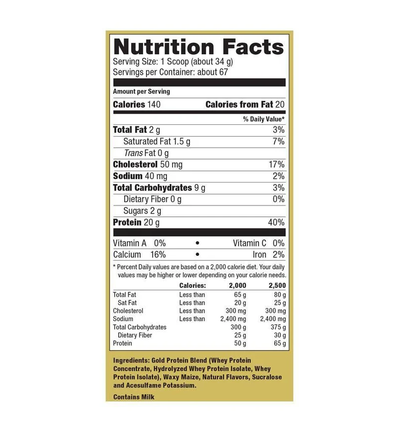 Whey Gold: The Gold Standard for Protein Supplements