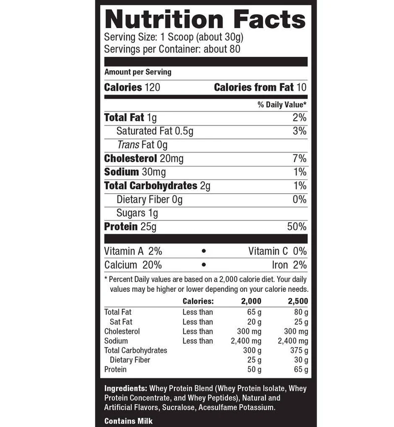 PROSTAR 100% WHEY PROTEIN