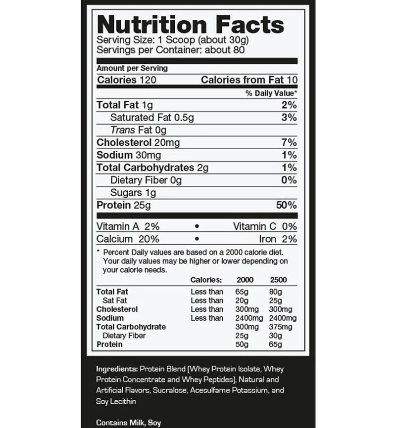 PROSTAR 100% WHEY PROTEIN