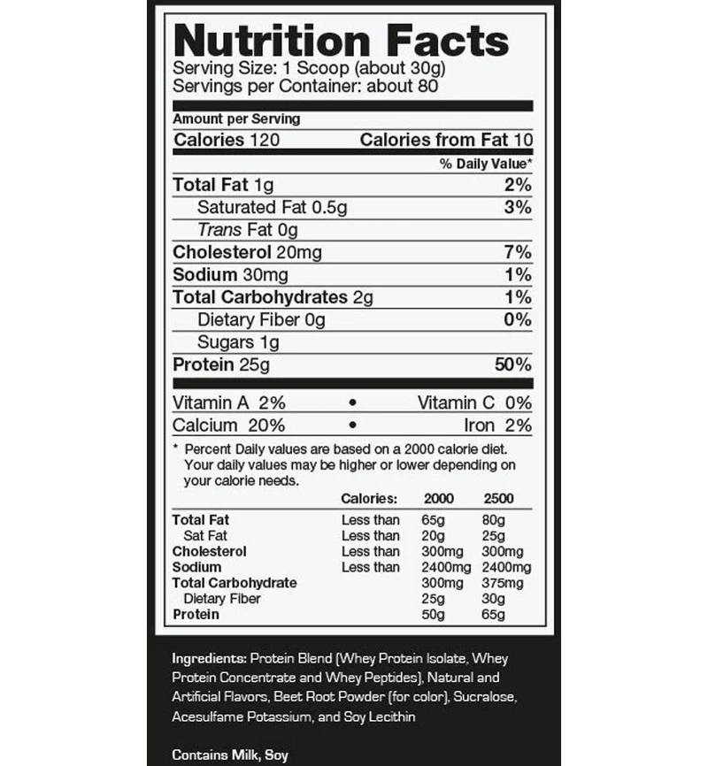 PROSTAR 100% WHEY PROTEIN
