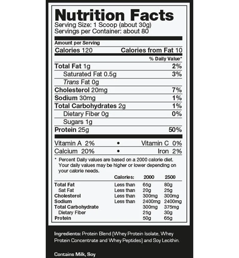PROSTAR 100% WHEY PROTEIN