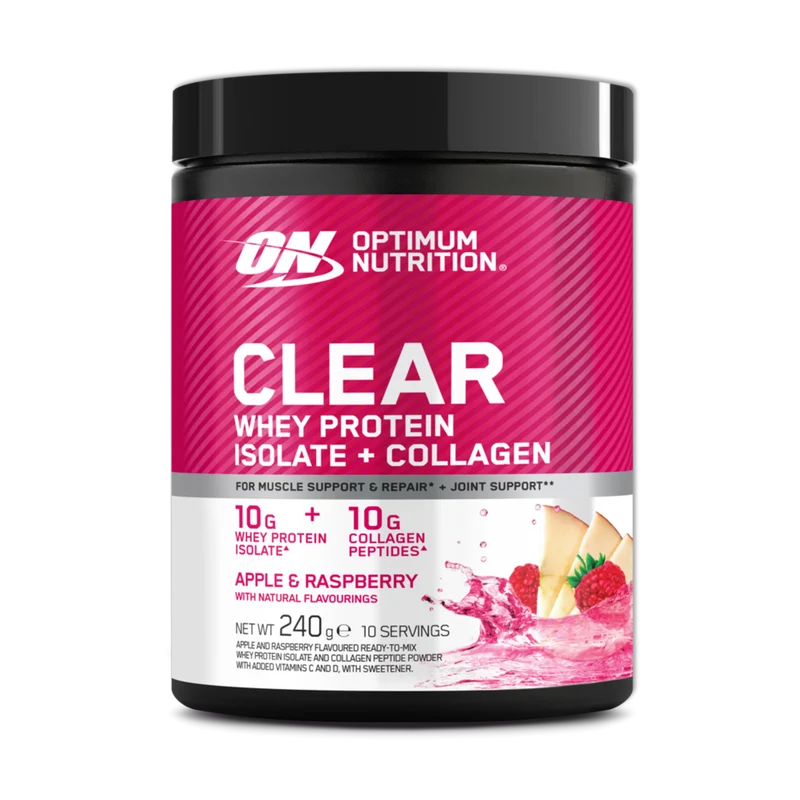 Clear Whey Protein Isolate + Collagen Powder - 240g (10 Servings)