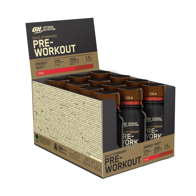Gold Standard Pre-Workout Shot - 60ml (175mg caffeine)