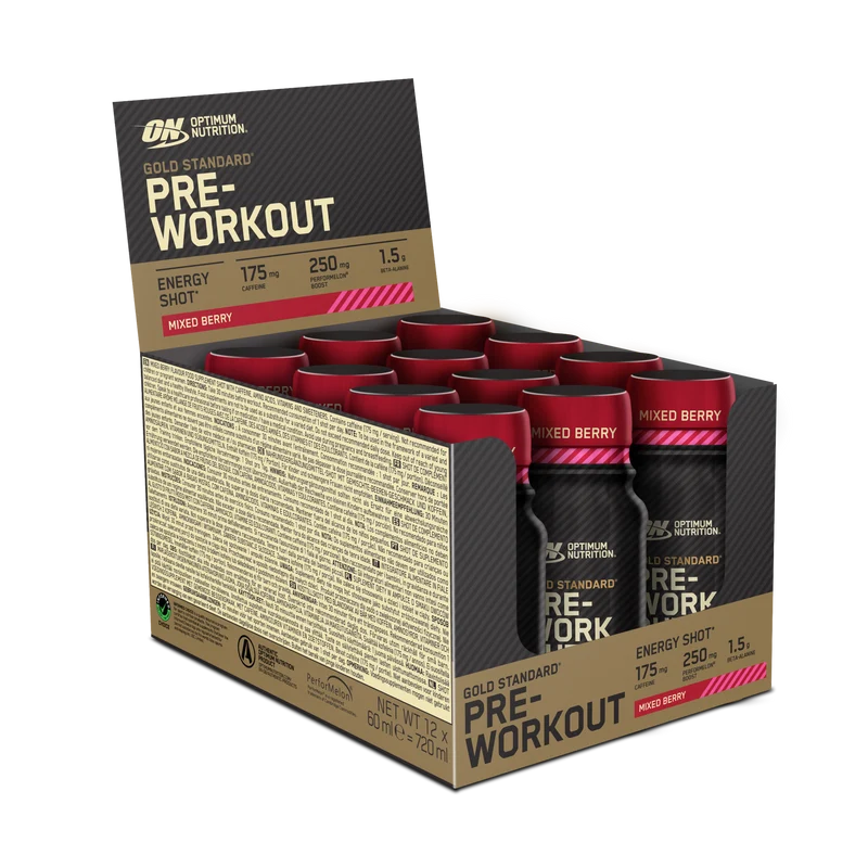 Gold Standard Pre-Workout Shot - 60ml (175mg caffeine)