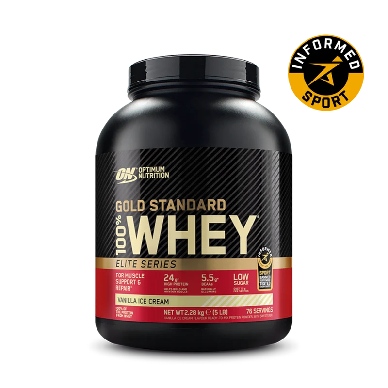 Gold Standard 100% Whey Protein Powder - Elite Series