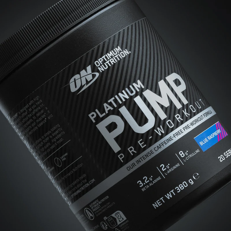 Platinum Pump Pre-Workout Caffeine-Free Powder - 380g (20 Servings)