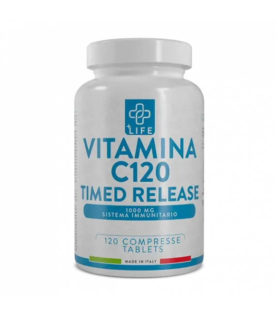 +Life Vitamina C120 Timed Release