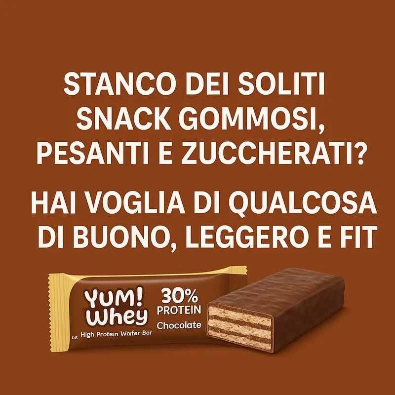 Beverly Nutrition Yum Whey Wafer Bar 35g - 30% Protein Chocolate (Box of 24 units)