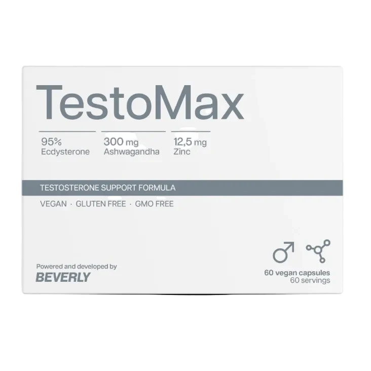 TESTO MAX - 60 CAPSULE BEVERLY NUTRITION | Booster per aumentare Naturalmente il Testosterone