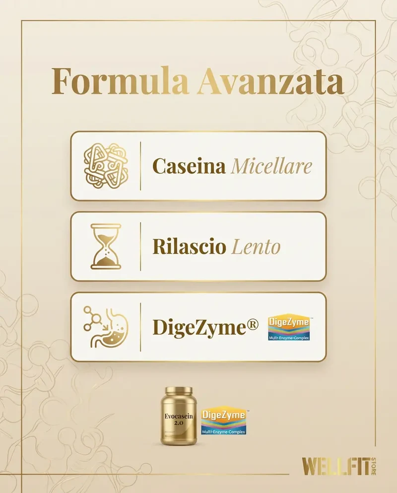 EVOCASEIN 2.0 - MICELLAR CASEIN WITH DIGEZYME®