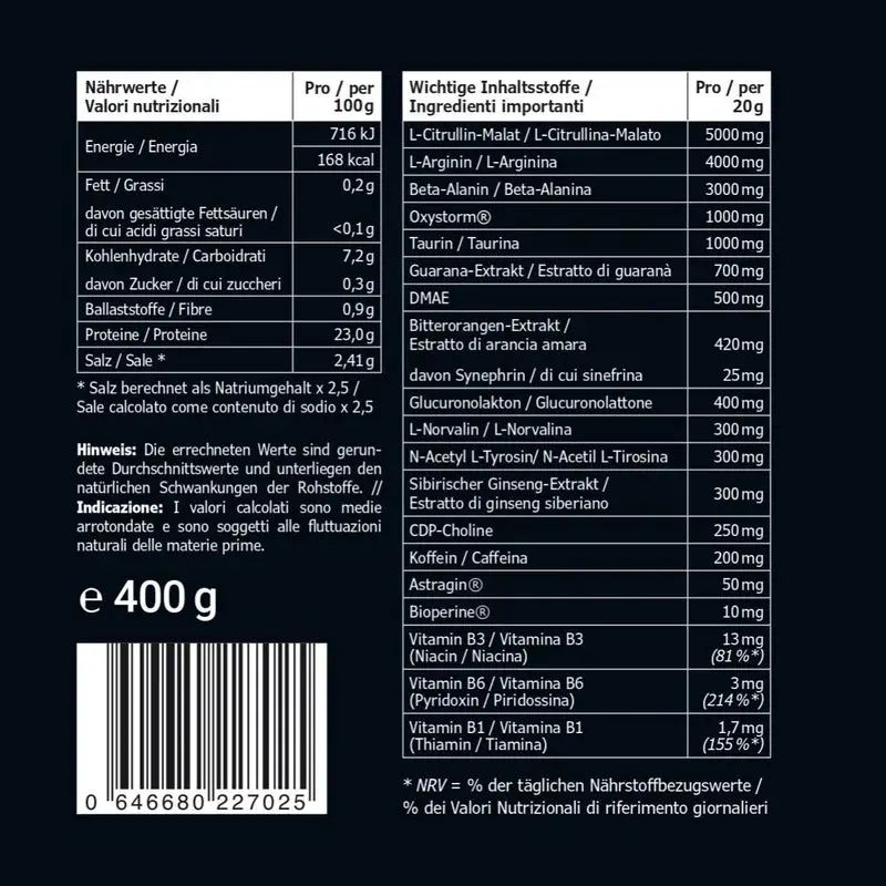 Black Focus Pro - Pre Workout Booster