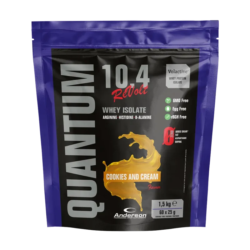 QUANTUM 10.4 REVOLT 1,5KG | PROTEINE WHEY ISOLATE ANDERSON
