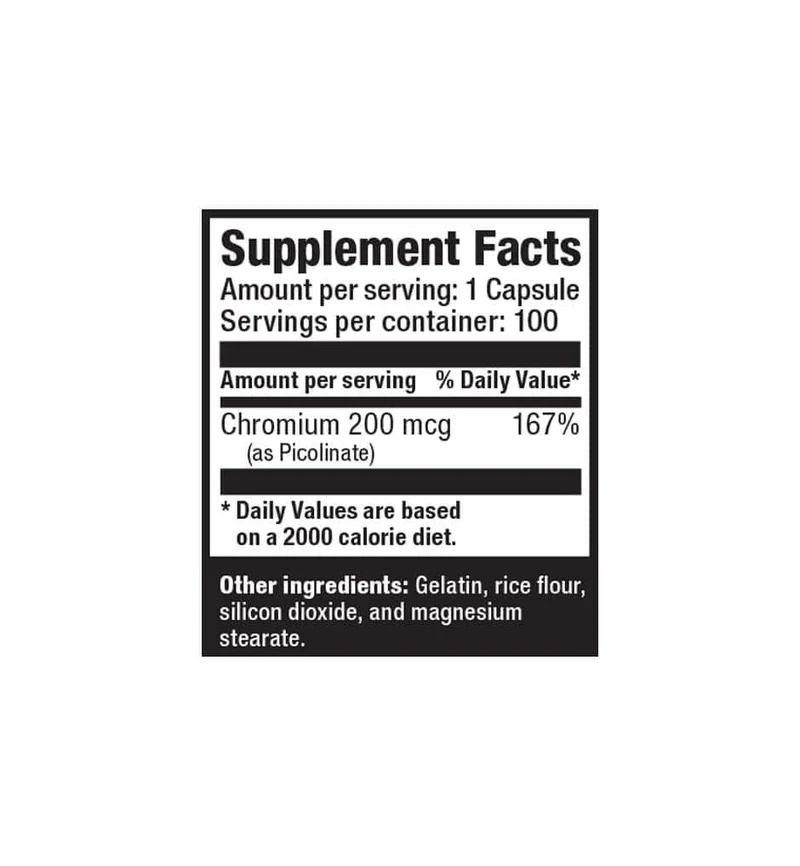 CHROMIUM PICOLINATE