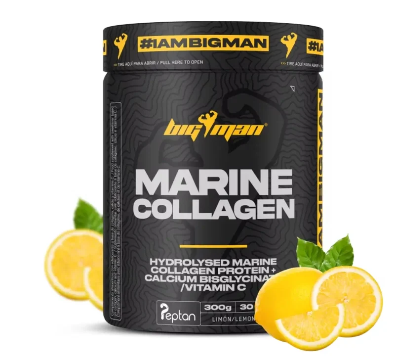 BIG MAN PEPTAN® MARINE COLLAGEN – COLLAGENE MARINO IDROLIZZATO + CALCIO + VITAMINA C