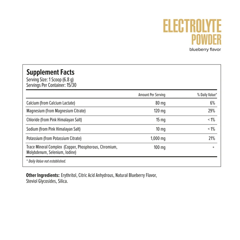 Electrolyte Powder
