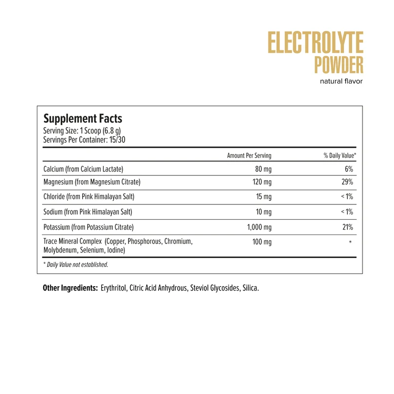 Electrolyte Powder