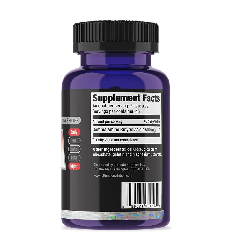 GABA: Premium Gamma Amino Butyric Acid Supplement