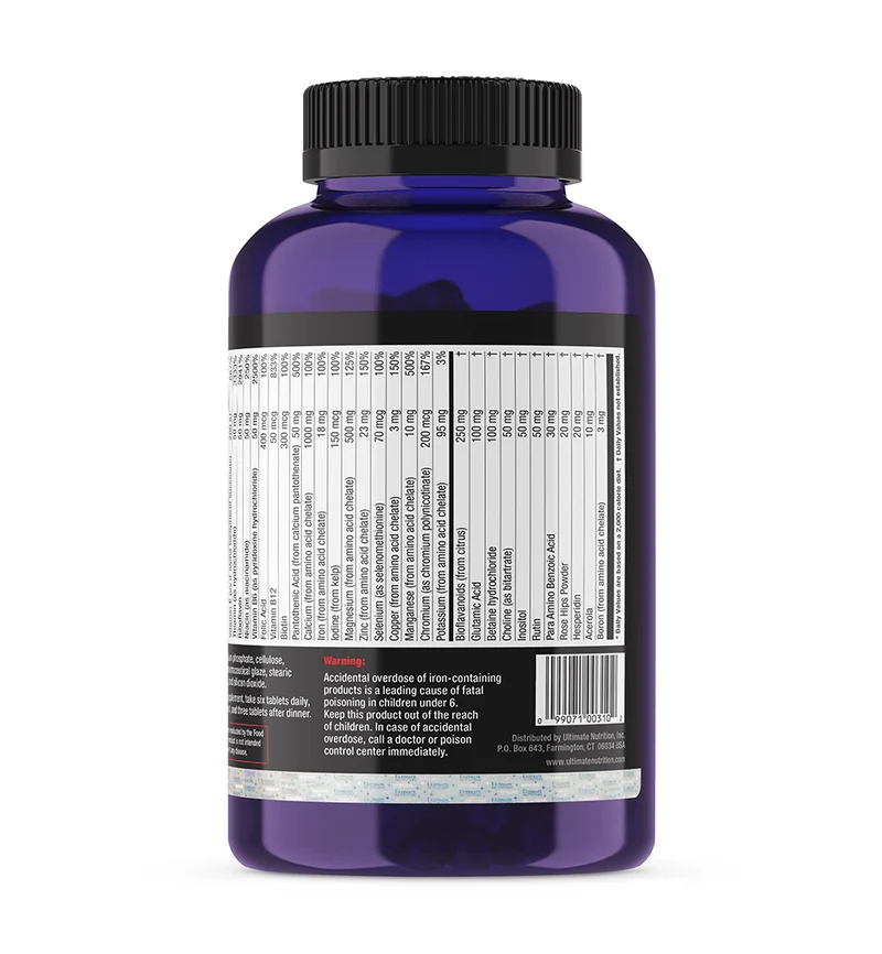 Elevate Your Health Game with Ultimate Nutrition's Daily Complete Formula