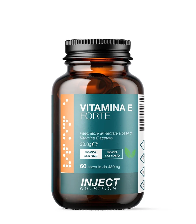Vitamina E FORTE | supporto quotidiano per benessere e vitalita | Inje