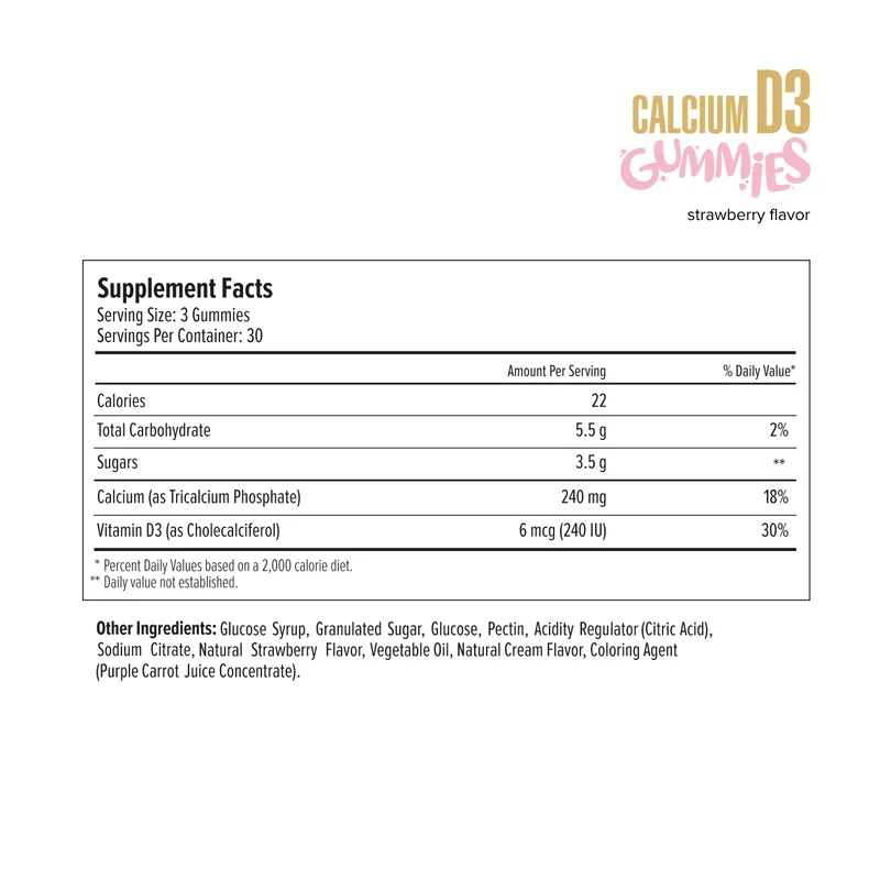 Calcium D3 Gummies