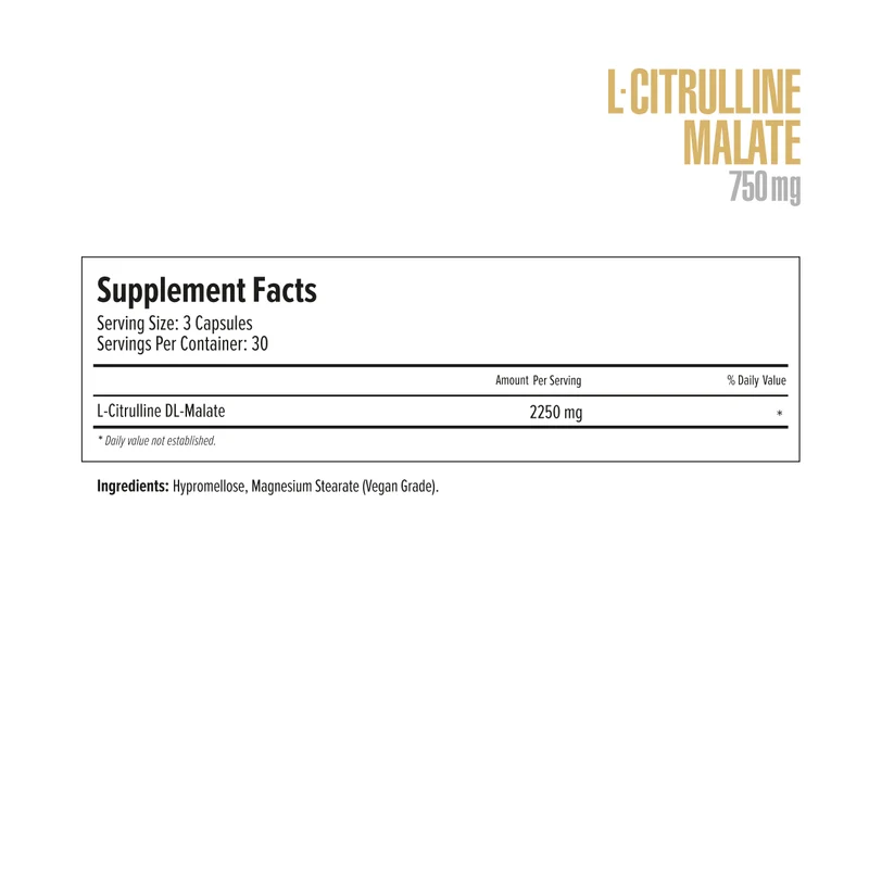 L-Citrulline Malate 750 mg