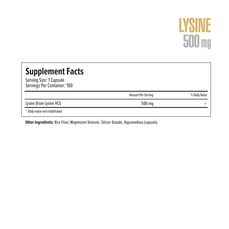 Lysine 500mg