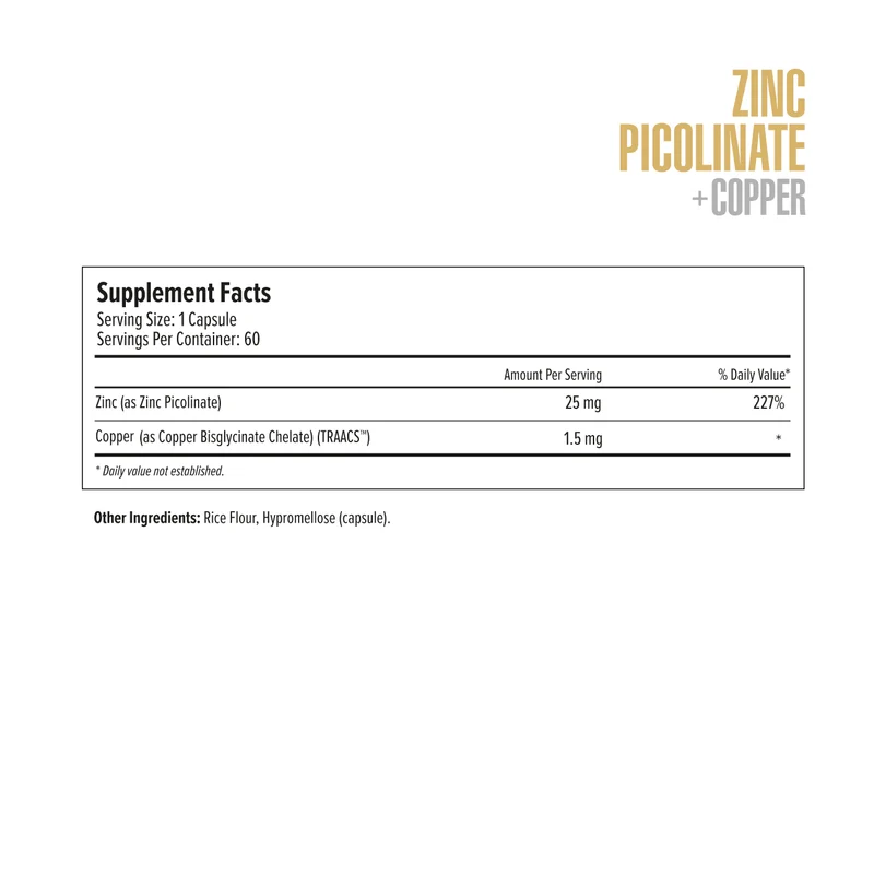 Zinc Picolinate + Copper