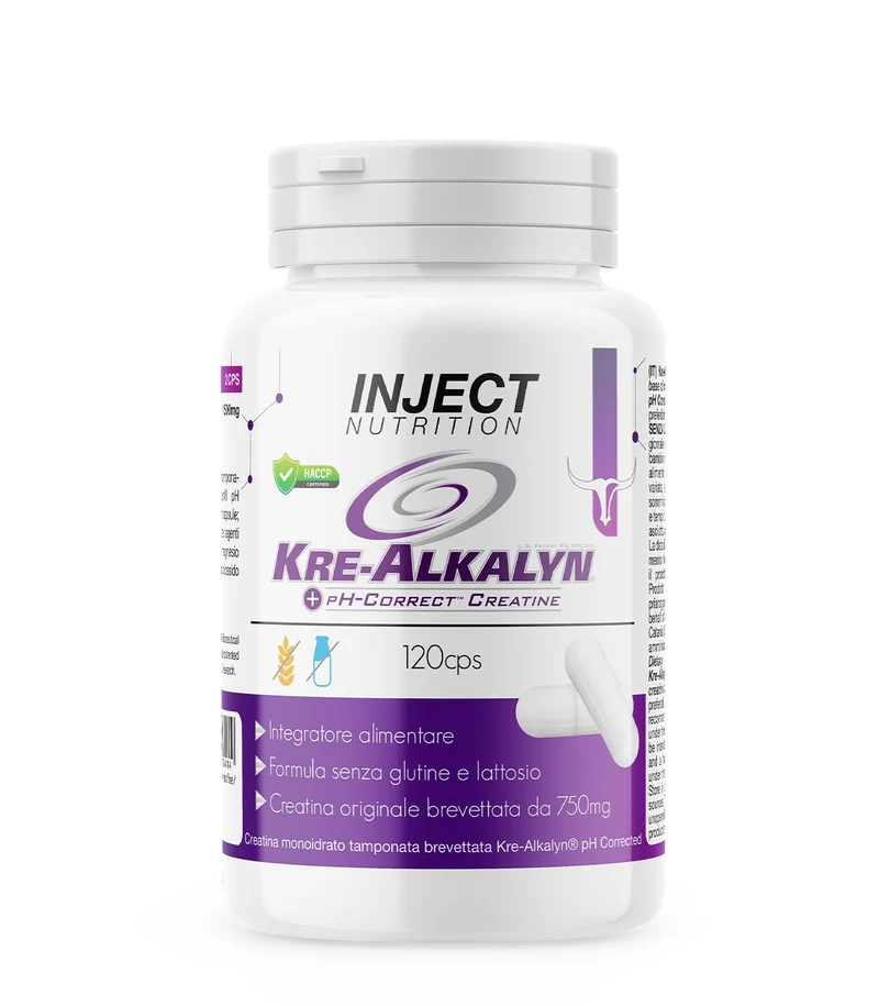 Kre Alkalyn | creatina per forza, potenza e performance | Inject Nutrition