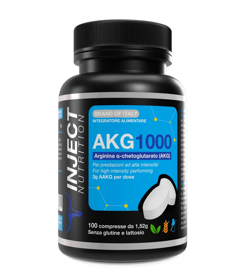 Arginina AKG 1000 | aminoacidi per recupero muscolare e sintesi proteica