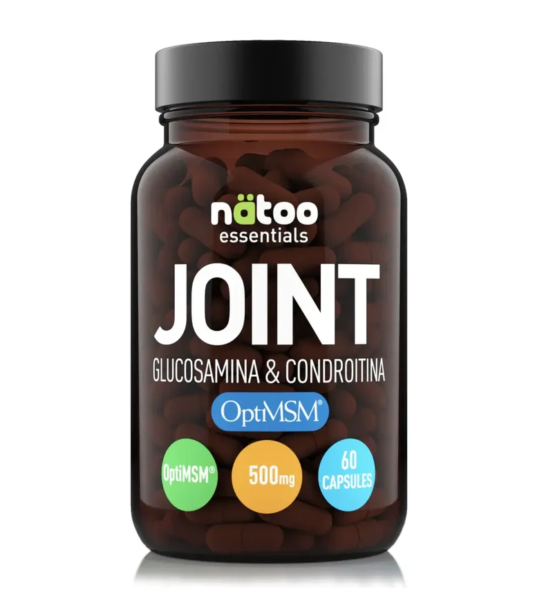NATOO Joint Glucosamina e Condroitina 60 cps - OptiMSM - 500mg - Articolazioni