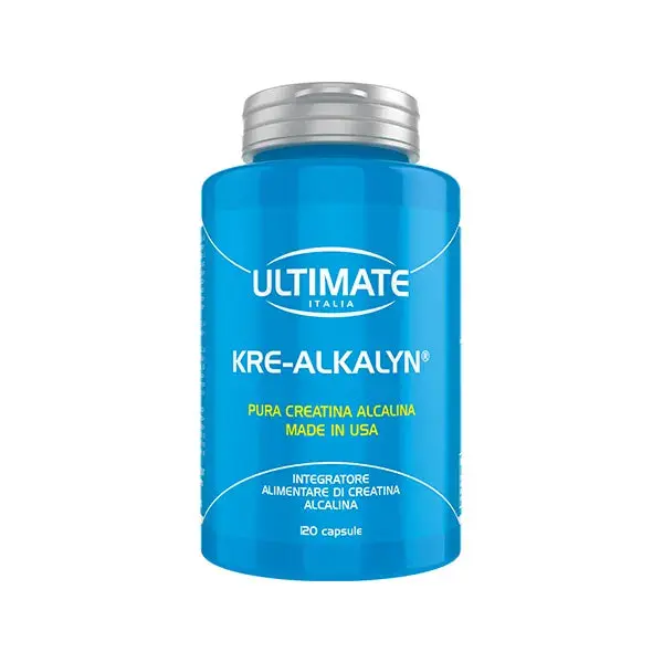 KRE-ALKALYN 120 Capsules | Buffered Creatine | ULTIMATE ITALIA
