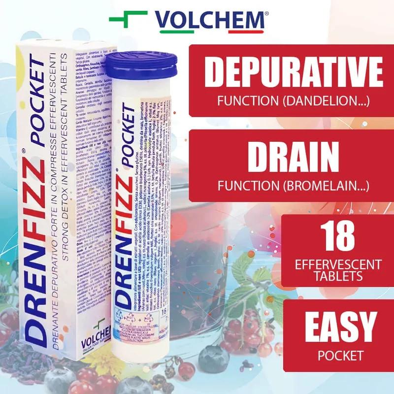 DRENFIZZ® - Compresse Effervescenti Drenanti e Depurative
