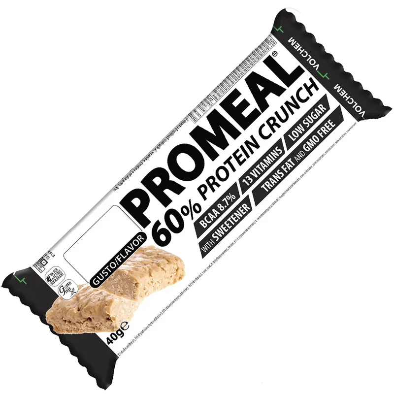 Volchem PROMEAL® Protein Crunch 60% – BOX da 20 barrette da 40gr