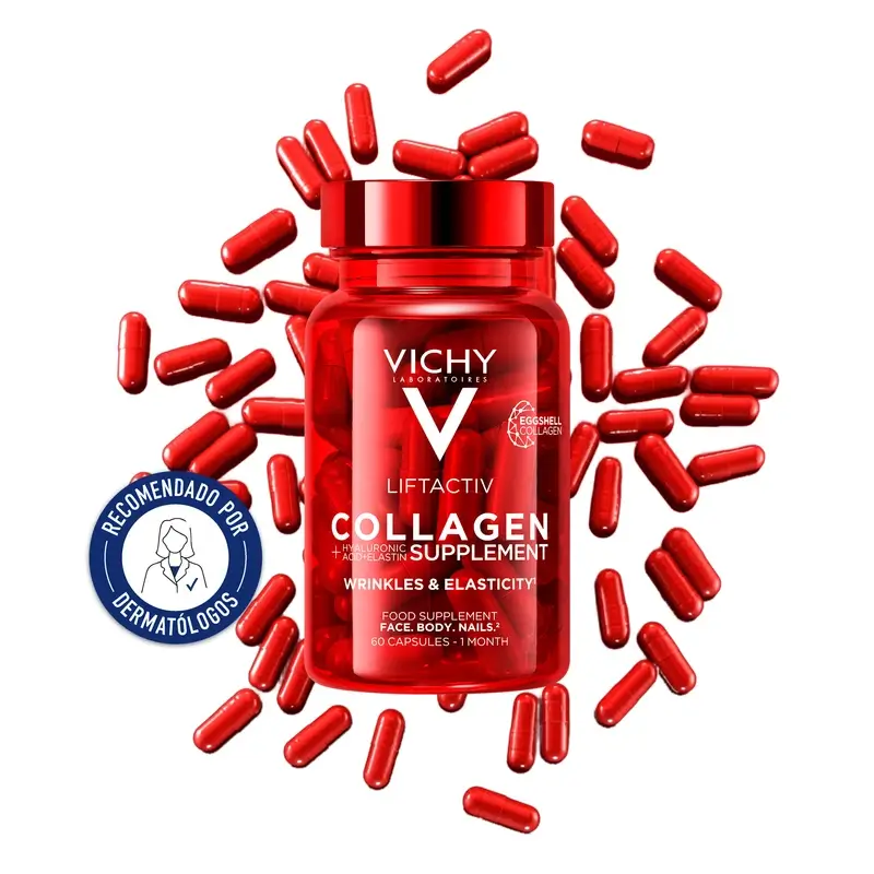 Vichy Liftactiv Anti-Aging Collagen with Vitamins and Minerals, 60 Capsules