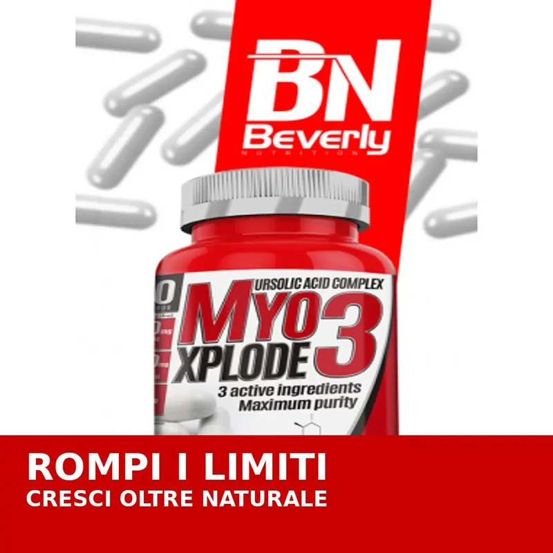 Beverly Nutrition Myo3 Explode Myostatin Inhibitor | 120 Capsules