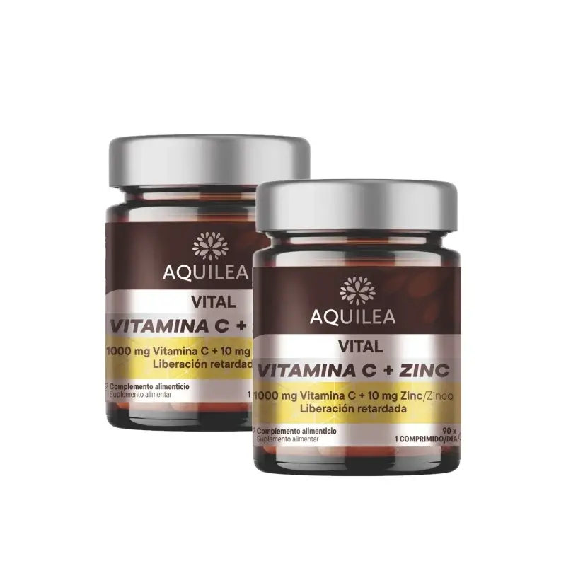 Aquilea Vital Vit C+Zinc, 90 capsules, pack of 2