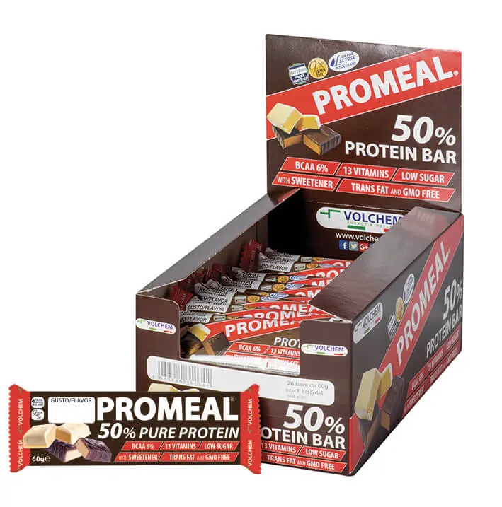 VOLCHEM PROMEAL ® PROTEIN 50% (box 20 barrette iperproteiche)