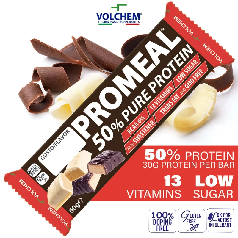 VOLCHEM PROMEAL ® PROTEIN 50% (box 20 barrette iperproteiche)