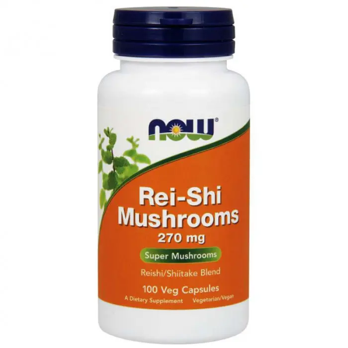 NOW FOODS Funghi Rei-Shi 270 mg – 100 Capsule Vegane