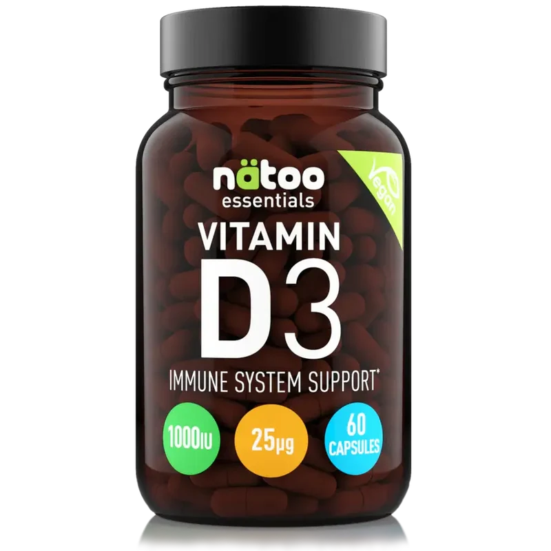 NATOO Essentials Vitamin D3 Vegan 60cps