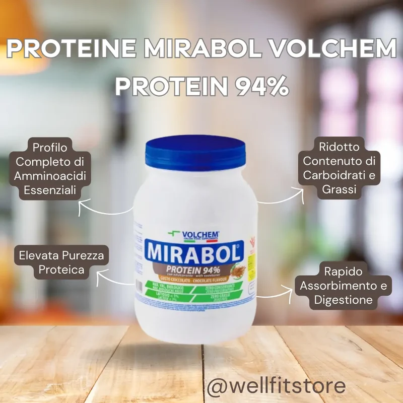 VOLCHEM MIRABOL ® PROTEIN 94 - barattolo ( blend proteico ) 750g