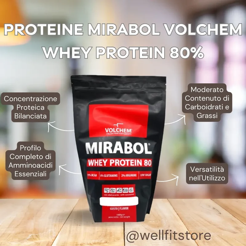 VOLCHEM MIRABOL ® WHEY PROTEIN 80 - 1000 g