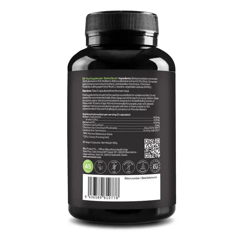 Zenement Berbeglucid, 90 vegan capsules