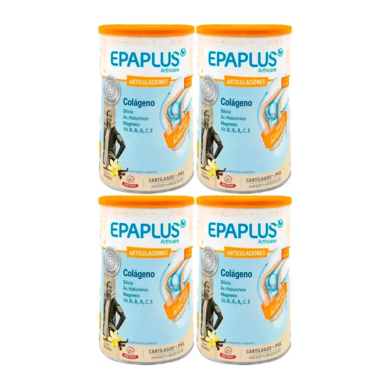 Epaplus Arthicare Collagen Vanilla Flavour, Pack 4 x 328 grams
